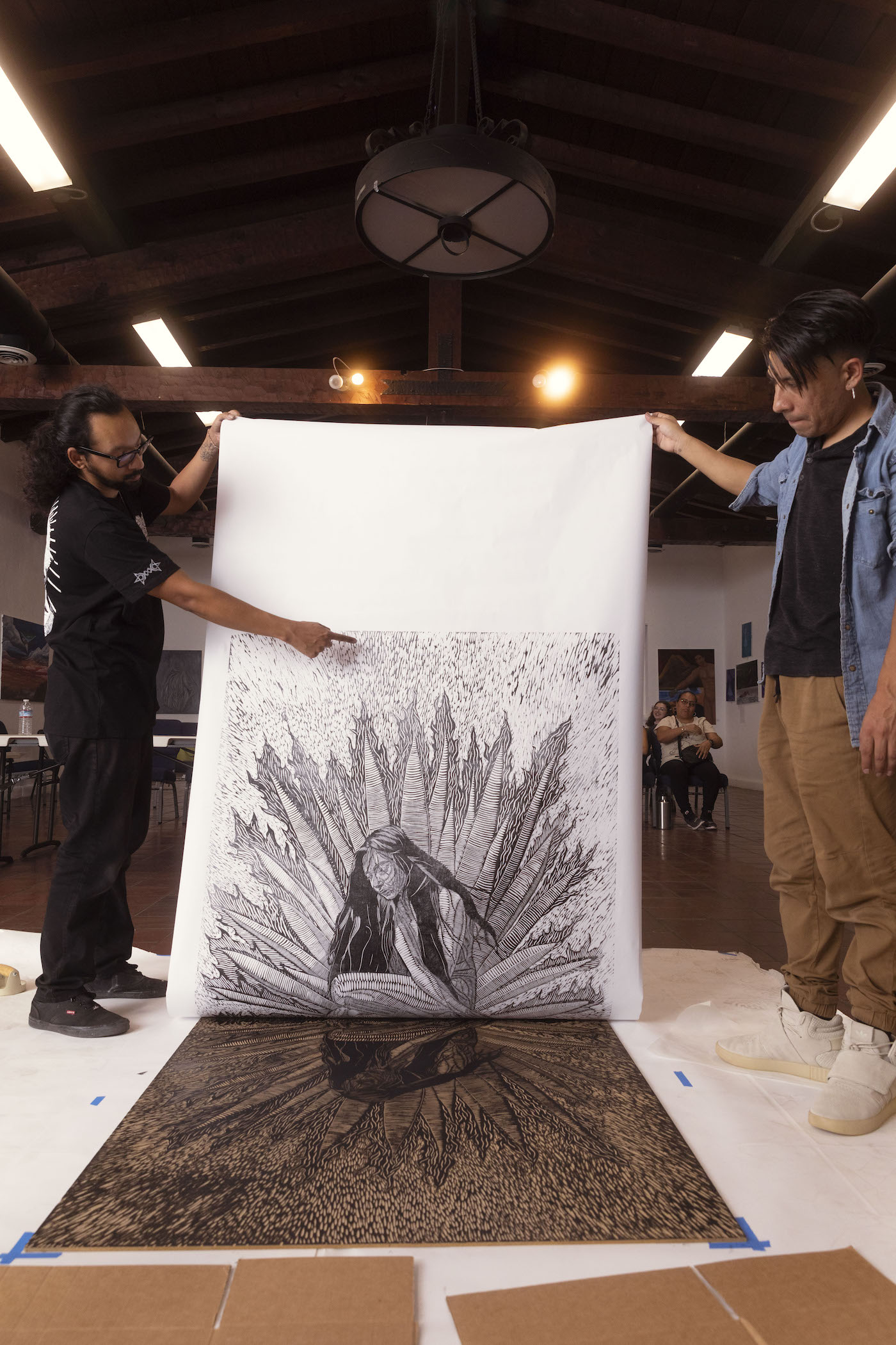 2 artists showcase their work